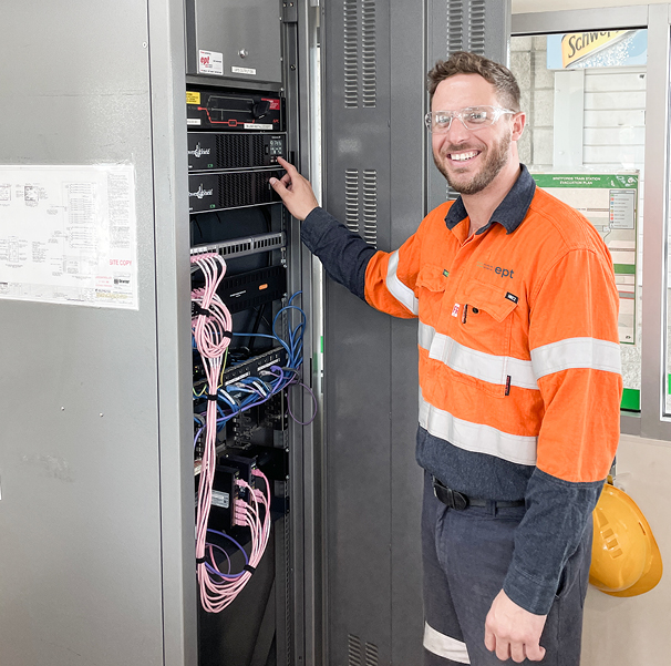 EPT UPS solutions specialist in Perth conducting maintenance